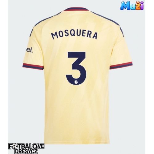 Arsenal Cristhian Mosquera #3 Alternativní Dres 2026-27 Krátký Rukáv Arsenal Cristhian Mosquera #3 Alternativní Dres 2026-27 Krátký Rukáv